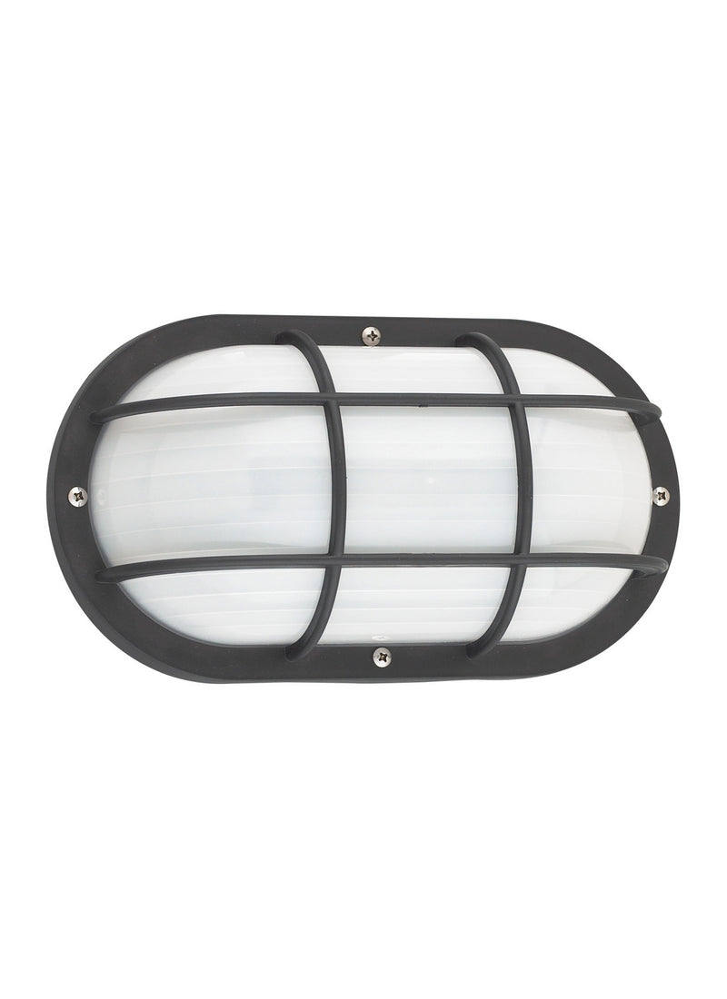 Generation Lighting 89806EN3-12 Bayside One Light Outdoor Wall Lantern, Black Main Image.jpg