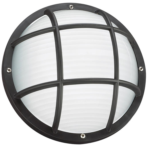 Generation Lighting 89807-12 Bayside One Light Outdoor Wall / Ceiling Mount, Black Main Image.jpg