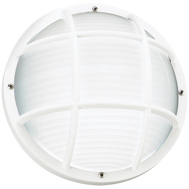 Generation Lighting 89807-15 Bayside One Light Outdoor Wall / Ceiling Mount, White Main Image.jpg