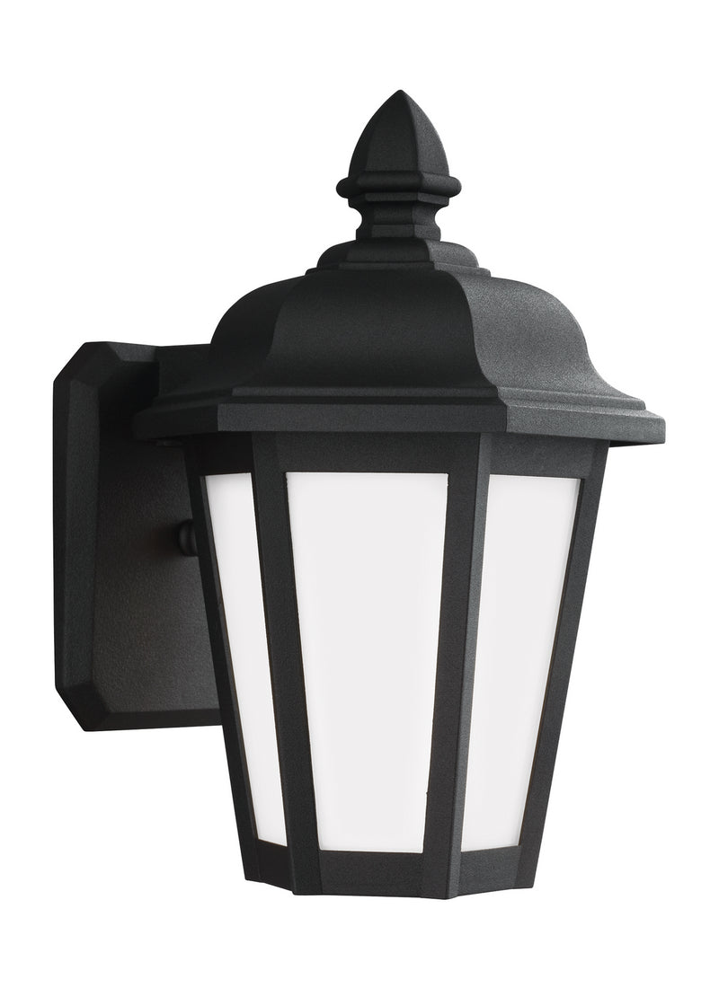 Generation Lighting 89822-12 Brentwood One Light Outdoor Wall Lantern, Black Main Image.jpg