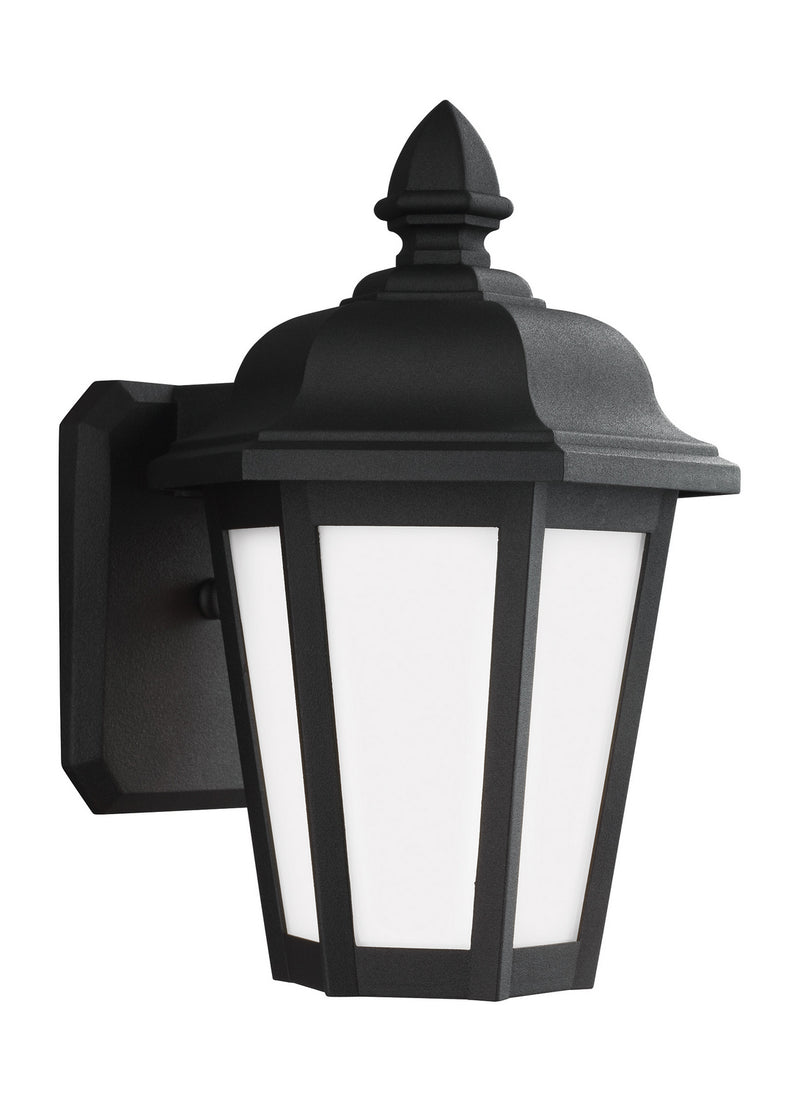 Generation Lighting 89822EN3-12 Brentwood One Light Outdoor Wall Lantern, Black Main Image.jpg