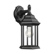 Generation Lighting 8338701-12 Sevier One Light Outdoor Wall Lantern, Black Main Image.jpg