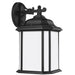 Generation Lighting 84531EN3-12 Kent One Light Outdoor Wall Lantern, Black Main Image.jpg