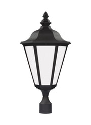 Generation Lighting 89025EN3-12 Brentwood One Light Outdoor Post Lantern, Black Main Image.jpg