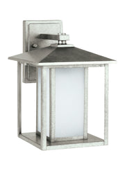 Generation Lighting 89031-57 Hunnington One Light Outdoor Wall Lantern, Weathered Pewter Main Image.jpg