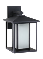 Generation Lighting 89031EN3-12 Hunnington One Light Outdoor Wall Lantern, Black Main Image.jpg