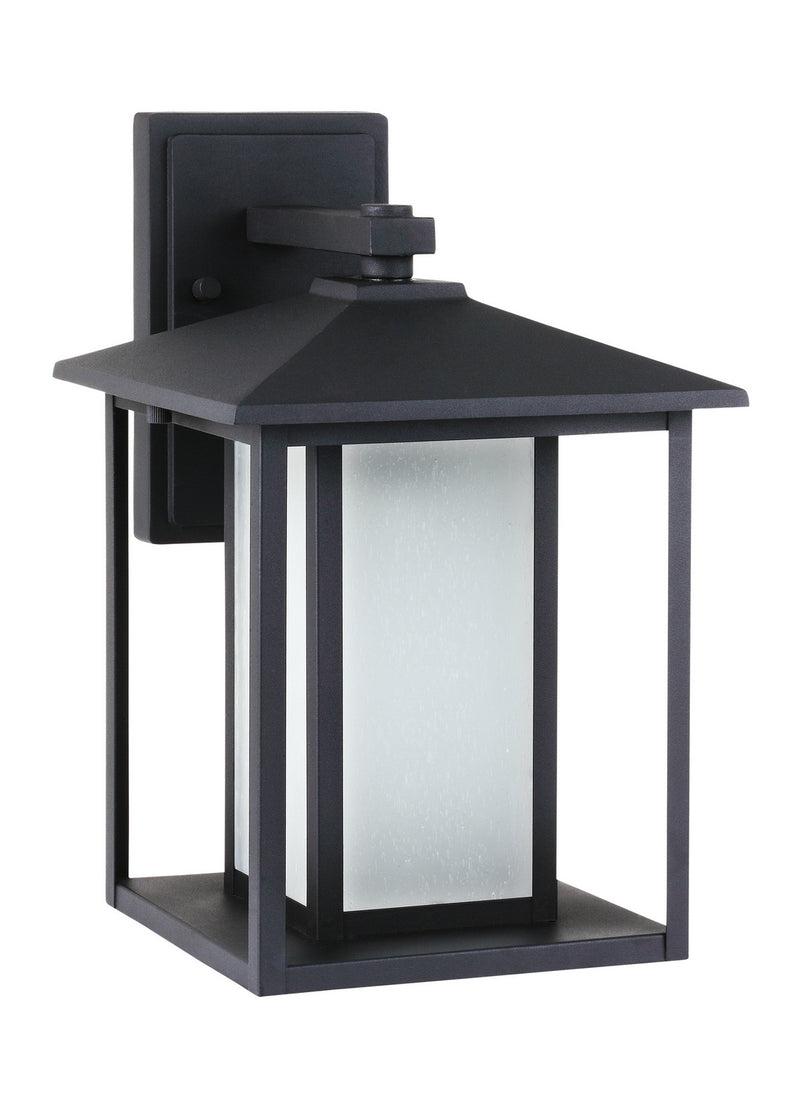Generation Lighting 89031EN3-12 Hunnington One Light Outdoor Wall Lantern, Black Main Image.jpg