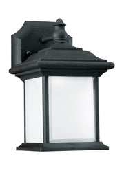 Generation Lighting 89101EN3-12 Wynfield One Light Outdoor Wall Lantern, Black Main Image.jpg