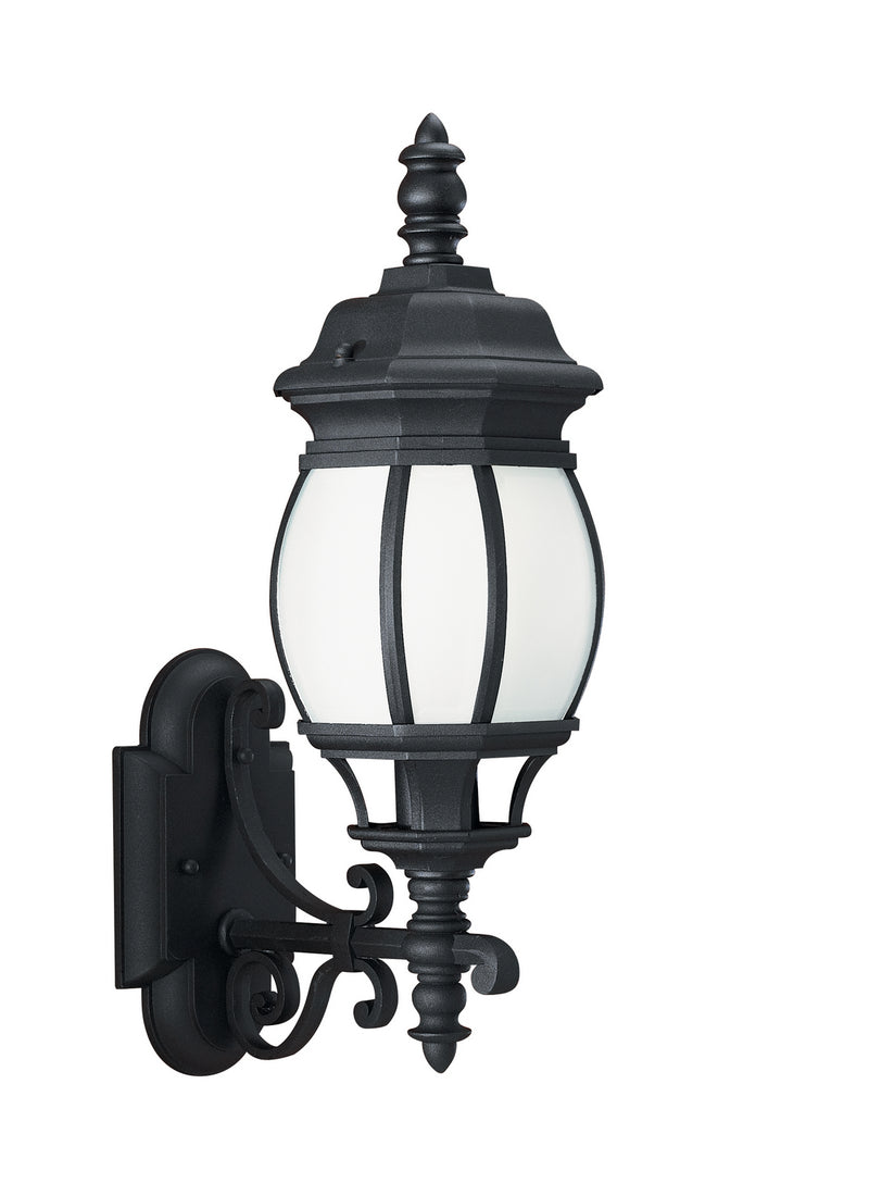 Generation Lighting 89102-12 Wynfield One Light Outdoor Wall Lantern, Black Main Image.jpg