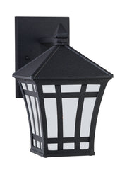 Generation Lighting 89131-12 Herrington One Light Outdoor Wall Lantern, Black Main Image.jpg