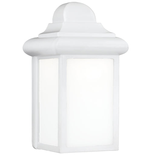 Generation Lighting 8788-15 Mullberry Hill One Light Outdoor Wall Lantern, White Main Image.jpg