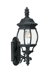 Generation Lighting 88201EN-12 Wynfield Two Light Outdoor Wall Lantern, Black Main Image.jpg