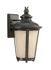 Generation Lighting 88241EN3-780 Cape May One Light Outdoor Wall Lantern, Burled Iron Main Image.jpg
