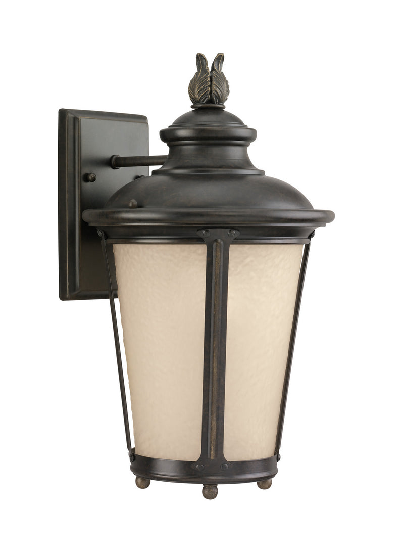 Generation Lighting 88241EN3-780 Cape May One Light Outdoor Wall Lantern, Burled Iron Main Image.jpg