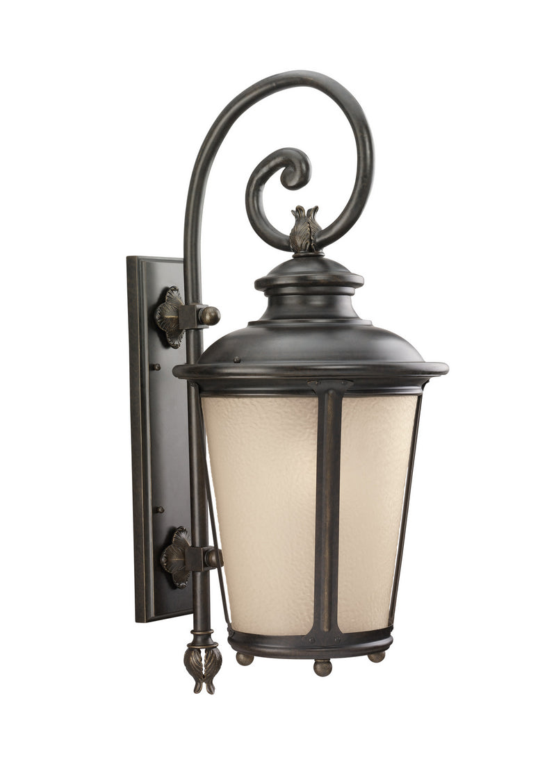 Generation Lighting 88243EN3-780 Cape May One Light Outdoor Wall Lantern, Burled Iron Main Image.jpg