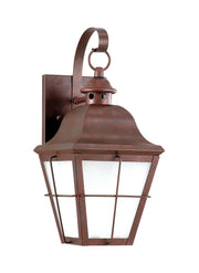 Generation Lighting 8462DEN3-44 Chatham One Light Outdoor Wall Lantern, Weathered Copper Main Image.jpg