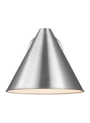 Generation Lighting 8538501EN3-04 Crittenden One Light Outdoor Wall Lantern, Satin Aluminum Alternate Image.jpg