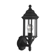 Generation Lighting 8538701-12 Sevier One Light Outdoor Wall Lantern, Black Main Image.jpg
