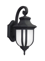 Generation Lighting 8636301EN3-12 Childress One Light Outdoor Wall Lantern, Black Main Image.jpg