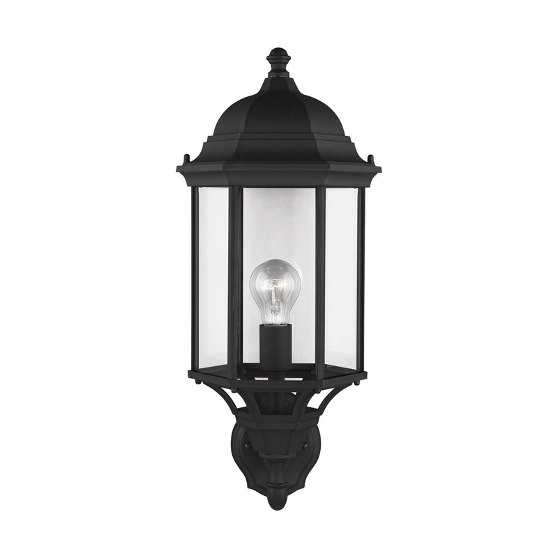 Generation Lighting 8638701-12 Sevier One Light Outdoor Wall Lantern, Black Alternate Image.jpg