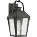 Quoizel CRG8408MB Carriage One Light Outdoor Wall Lantern, Mottled Black Alternate Image.jpg