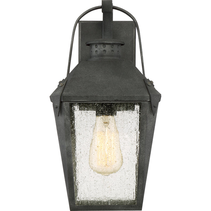 Quoizel CRG8408MB Carriage One Light Outdoor Wall Lantern, Mottled Black Alternate Image 2.jpg