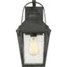 Quoizel CRG8408MB Carriage One Light Outdoor Wall Lantern, Mottled Black Alternate Image 2.jpg