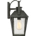 Quoizel CRG8408MB Carriage One Light Outdoor Wall Lantern, Mottled Black Alternate Image 3.jpg
