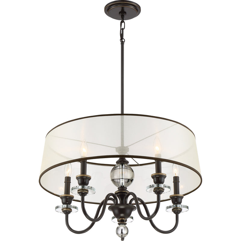 Quoizel CRY5005PN Ceremony Five Light Chandelier, Palladian Bronze Alternate Image 2.jpg