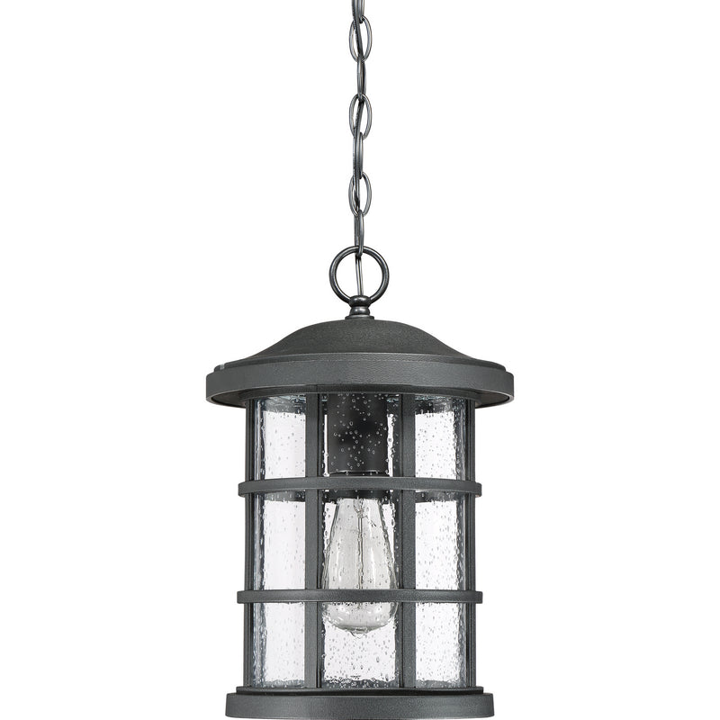 Quoizel CSE1910EK Crusade One Light Outdoor Hanging Lantern, Earth Black Alternate Image.jpg