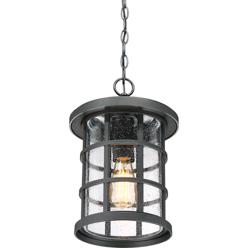 Quoizel CSE1910EK Crusade One Light Outdoor Hanging Lantern, Earth Black Alternate Image 2.jpg