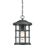 Quoizel CSE1910EK Crusade One Light Outdoor Hanging Lantern, Earth Black Main Image.jpg