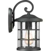 Quoizel CSE8408EK Crusade One Light Outdoor Wall Lantern, Earth Black Alternate Image 3.jpg