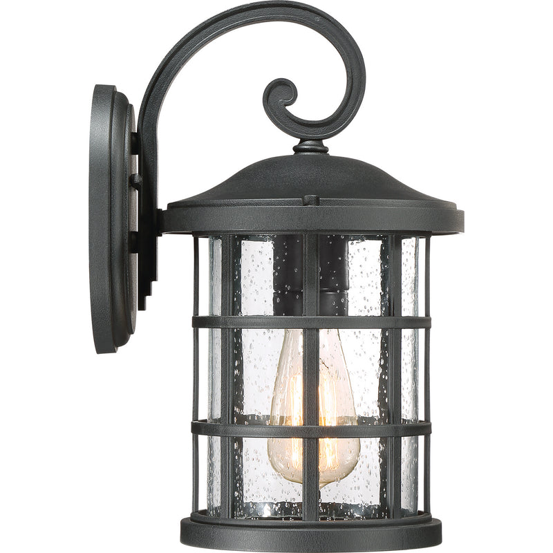 Quoizel CSE8408EK Crusade One Light Outdoor Wall Lantern, Earth Black Alternate Image 3.jpg