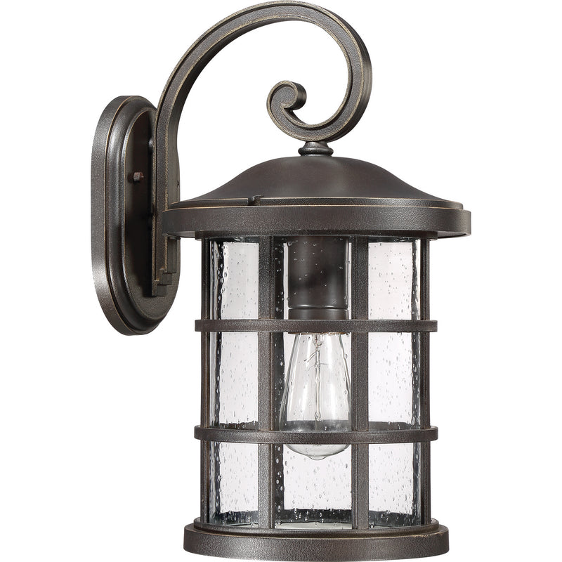 Quoizel CSE8410PN Crusade One Light Outdoor Wall Lantern, Palladian Bronze Alternate Image.jpg