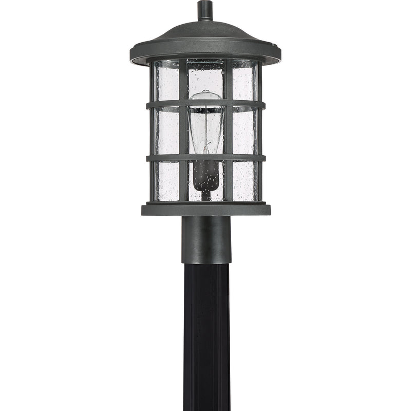 Quoizel CSE9010EK Crusade One Light Outdoor Post Mount, Earth Black Alternate Image.jpg