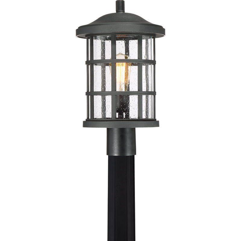 Quoizel CSE9010EK Crusade One Light Outdoor Post Mount, Earth Black Alternate Image 3.jpg