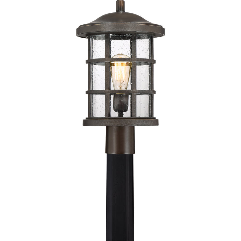Quoizel CSE9010PN Crusade One Light Outdoor Post Mount, Palladian Bronze Main Image.jpg