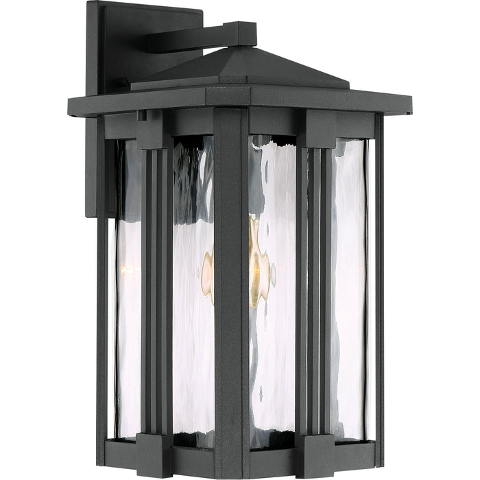 Quoizel EVG8409EK Everglade One Light Outdoor Wall Lantern, Earth Black Main Image.jpg