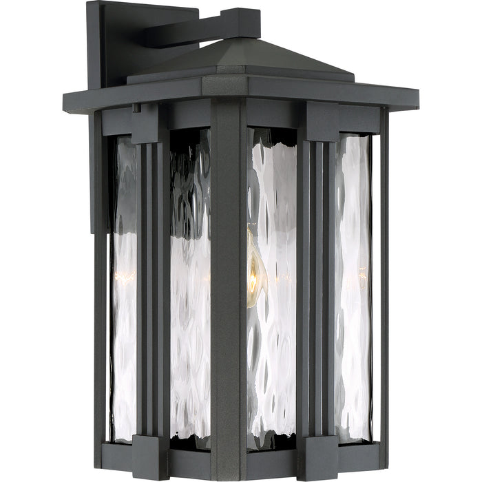 Quoizel EVG8411EK Everglade One Light Outdoor Wall Lantern, Earth Black Main Image.jpg