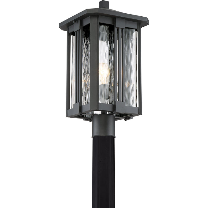 Quoizel EVG9011EK Everglade One Light Outdoor Post Mount, Earth Black Alternate Image 2.jpg