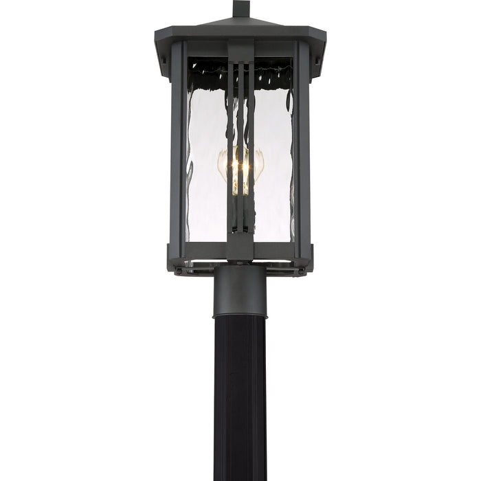 Quoizel EVG9011EK Everglade One Light Outdoor Post Mount, Earth Black Alternate Image 4.jpg