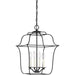 Quoizel GLY5204BA Gallery Four Light Foyer Pendant, Royal Ebony Alternate Image.jpg