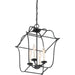 Quoizel GLY5204BA Gallery Four Light Foyer Pendant, Royal Ebony Alternate Image 2.jpg