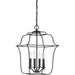 Quoizel GLY5204BA Gallery Four Light Foyer Pendant, Royal Ebony Alternate Image.jpg