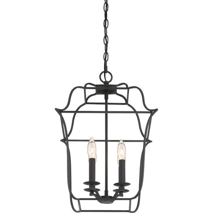 Quoizel GLY5204BA Gallery Four Light Foyer Pendant, Royal Ebony Alternate Image 7.jpg