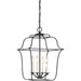 Quoizel GLY5204BA Gallery Four Light Foyer Pendant, Royal Ebony Main Image.jpg