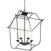 Quoizel GLY5206BA Gallery Six Light Foyer Pendant, Royal Ebony Alternate Image 2.jpg