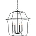 Quoizel GLY5206BA Gallery Six Light Foyer Pendant, Royal Ebony Alternate Image 4.jpg