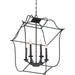 Quoizel GLY5206BA Gallery Six Light Foyer Pendant, Royal Ebony Alternate Image 6.jpg